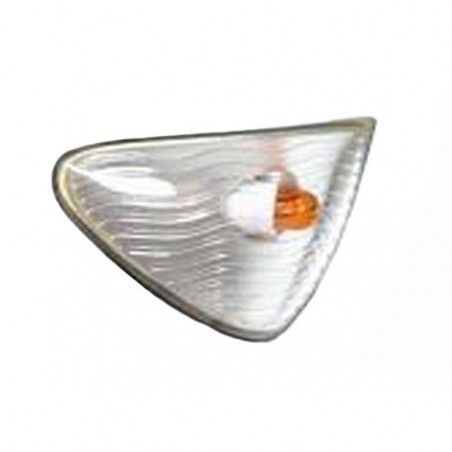 Fanale retrovisore bianco guida - sx