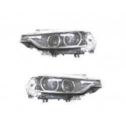 Kit proiettore H7-H7 con lenticolare a led  dx + sx