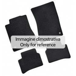 Set tappeti su misura in moquette nero Smart Forfour 11/2014 in poi