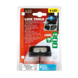 Luce targa a 4 Led - bianco...