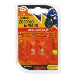 12V Lampada zoccolo vetro -...