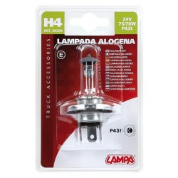 24V Lampada alogena - H4 -...