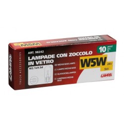 24V Lampada con zoccolo...