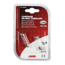 24V Lampada siluro - C5W -...