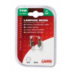 24V Lampada micro - T4W -...