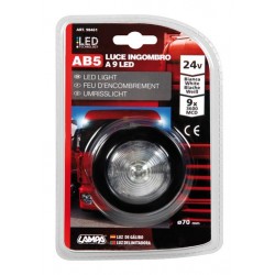 Luce ingombro a 9 Led 24V -...