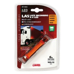 Luce ingombro a 6 Led 24V -...
