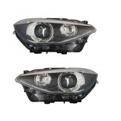 Kit proiettore H7-py21 con lenticolare a led con motorino  dx + sx