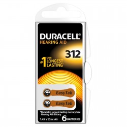 Duracell Hearing Aid 312 6 pz