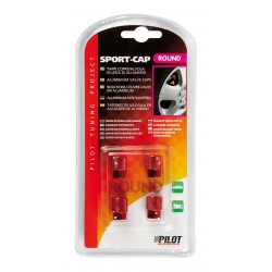 Sport Cap rosso Set 4 tappi...