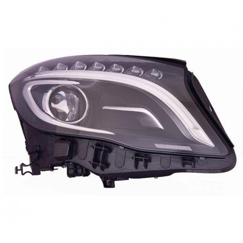 Proiettore faro xenon D3S a led con motorino parabola nera passeggero dx Proiettore faro xenon D3S a led con motorino parabola nera passeggero dx