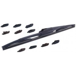 Spazzola posteriore tergilunotto universale con 10 adattatori 275 mm