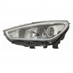 Faro Proiettore H11 HB3 WY21W-W5W parabola cromata guida sx