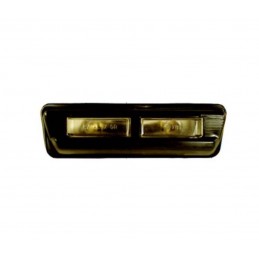 Fanale luce targa nero