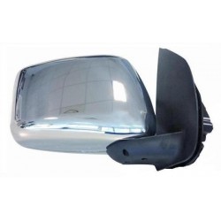 Specchietto manuale cromato dx