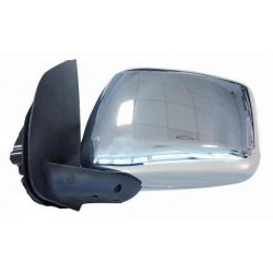 Specchietto manuale cromato sx