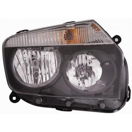 Faro proiettore H7-H1 parabola nera passeggero - dx