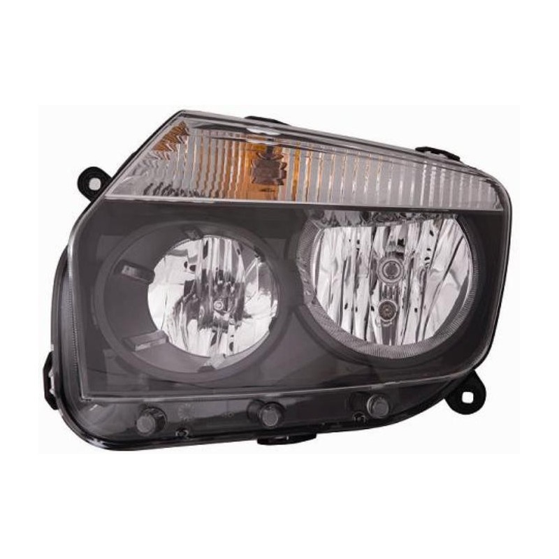 Faro proiettore H7-H1 parabola nera guida - sx Faro proiettore H7-H1 parabola nera guida - sx