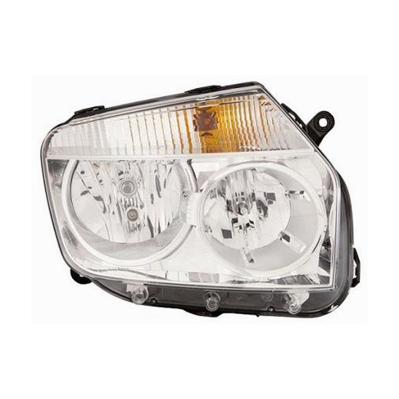 Faro proiettore H7-H1 parabola cromata guida - sx Faro proiettore H7-H1 parabola cromata guida - sx
