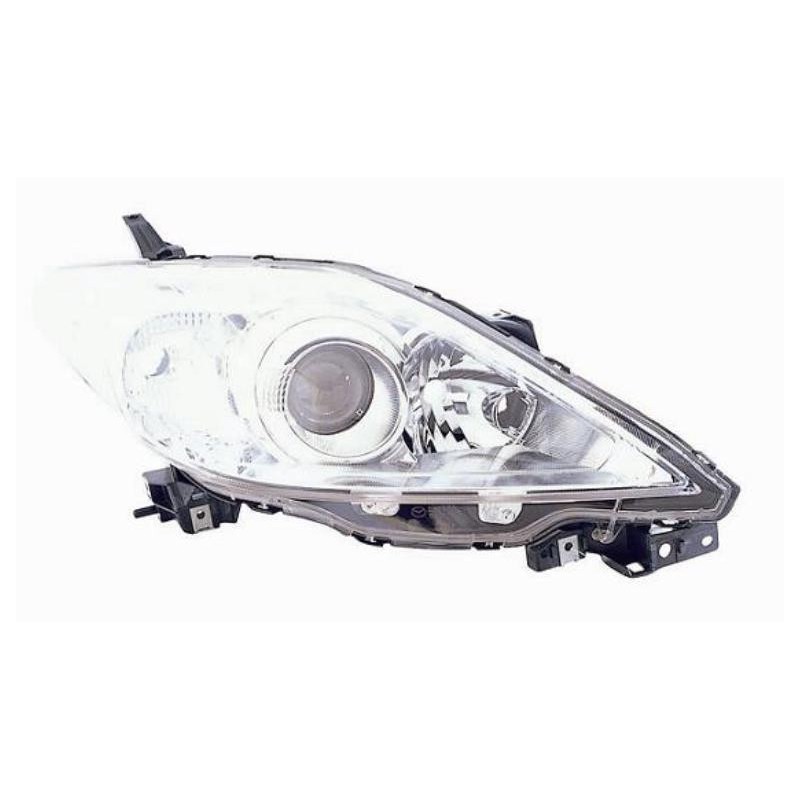 Faro proiettore H7-HB3 parabola cromata passeggero - dx