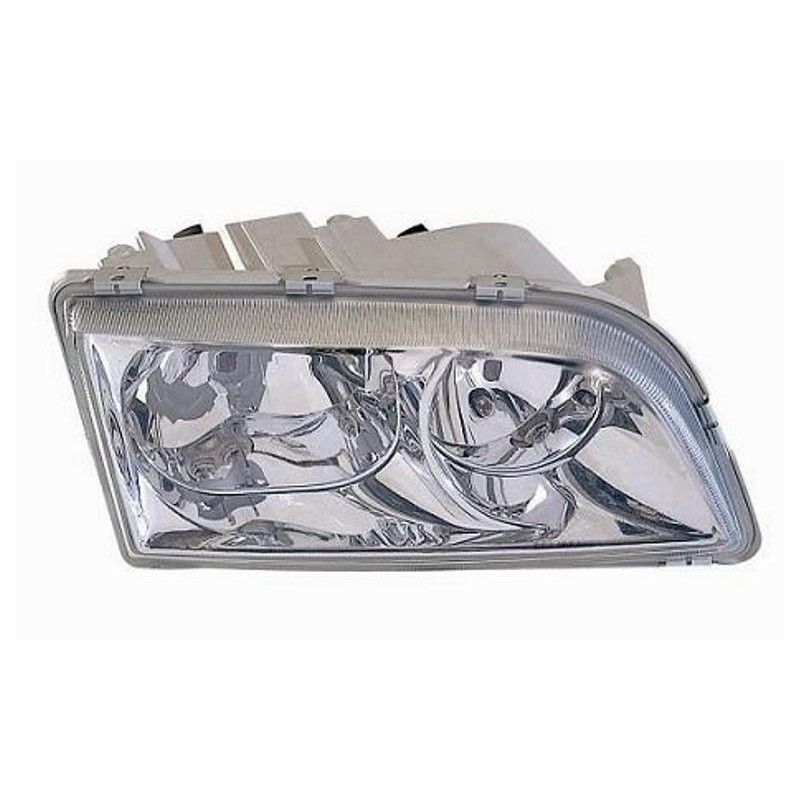 Faro proiettore H7-H7 parabola cromata guida - sx