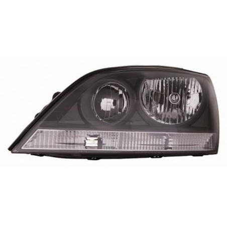 Faro proiettore H7-H1 parabola nera passeggero dx