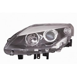 Faro proiettore H7-H7 parabola nera guida sx