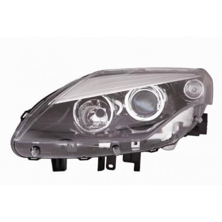 Faro proiettore H7-H7 parabola nera guida sx