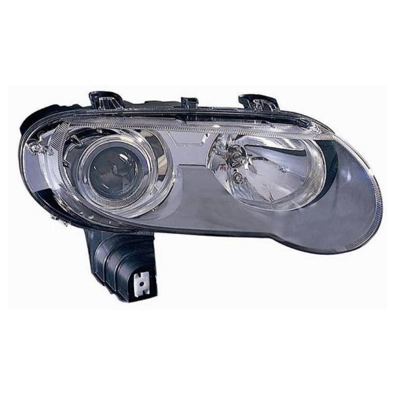 Faro proiettore H7-H9 parabola cromata guida - sx