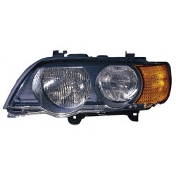 Faro proiettore H7-HB3 con motorino freccia arancio sx