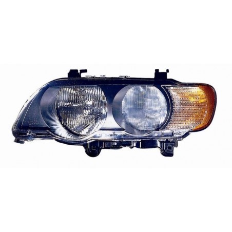 Faro proiettore H7-HB3 con motorino freccia bianca sx
