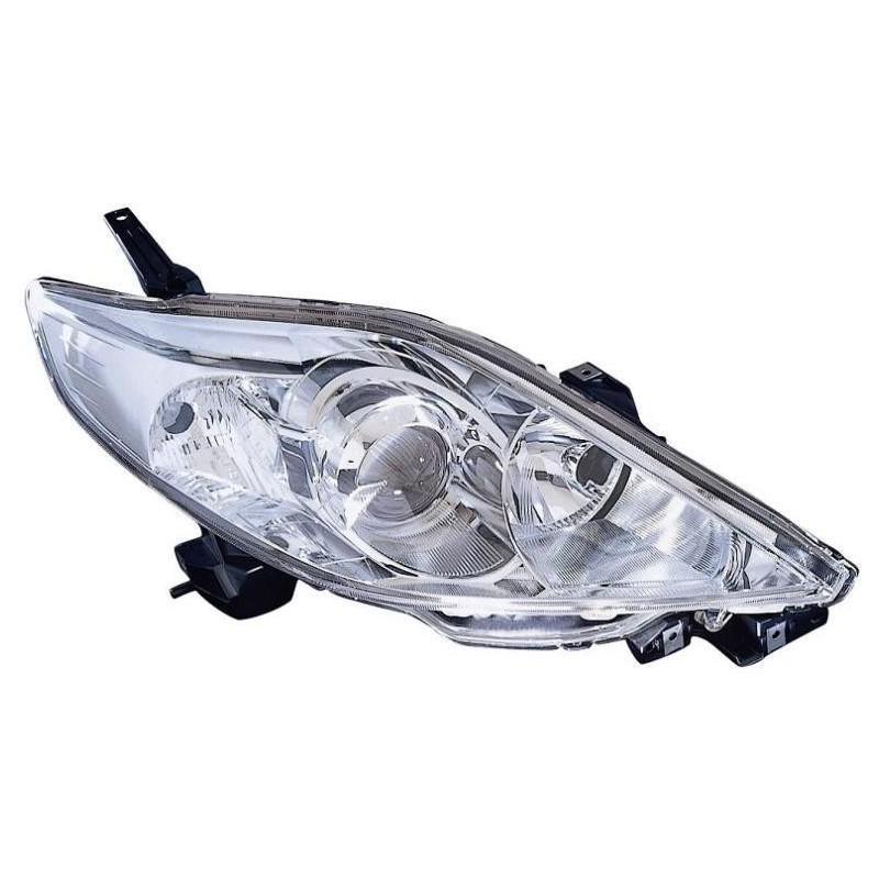 Faro proiettore H7-HB3 parabola cromata passeggero - dx