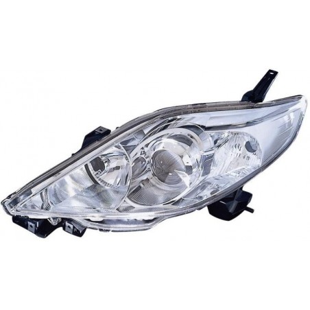 Faro proiettore H7-HB3 parabola cromata guida - sx