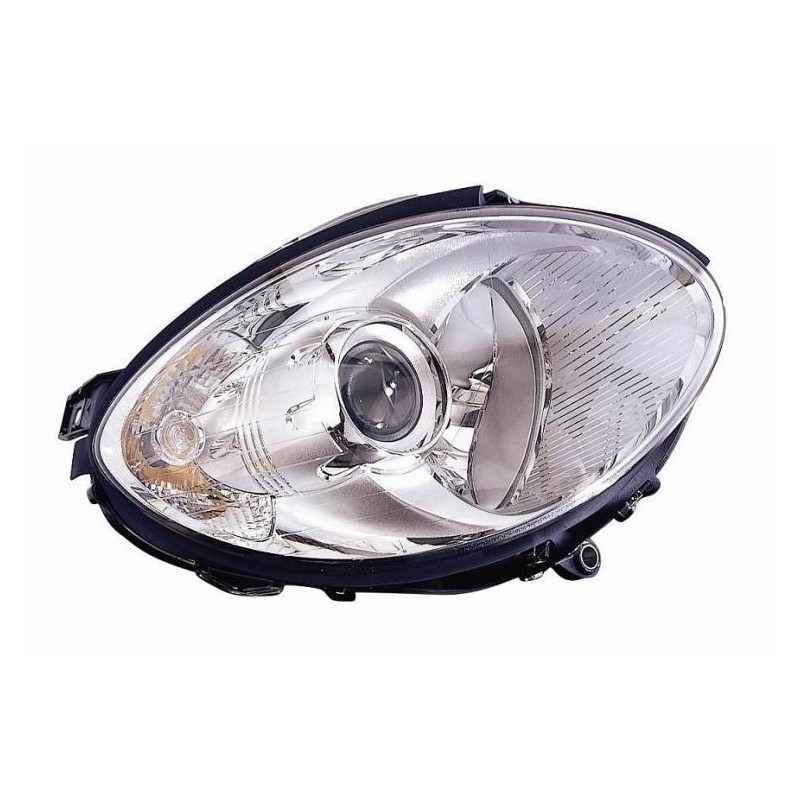 Faro proiettore H7-H7 con motorino guida - sx