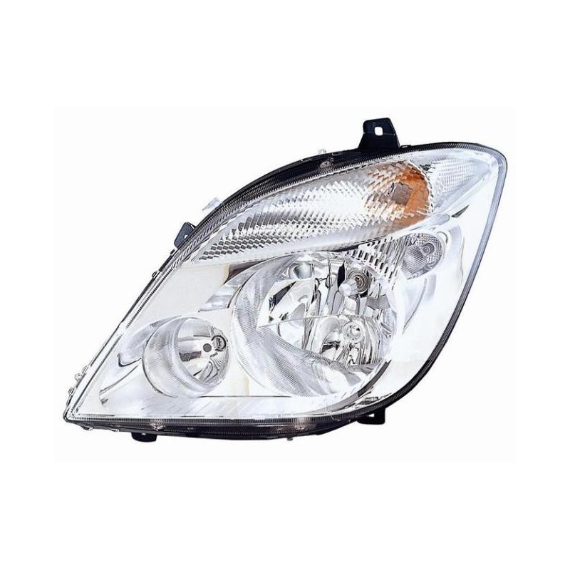 Faro proiettore H7-H7 guida - sx