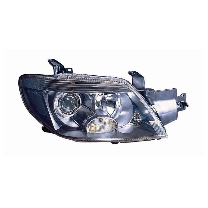 Faro proiettore HB3-H1 parabola nera dx