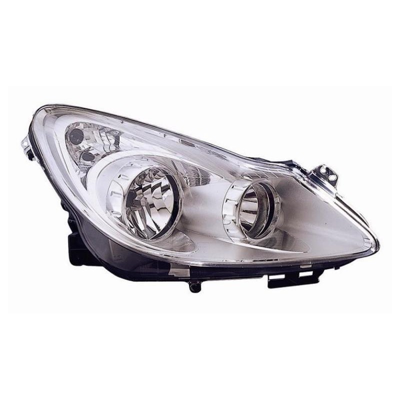Faro proiettore H7-H1 parabola cromata passeggero - dx Faro proiettore H7-H1 parabola cromata passeggero - dx