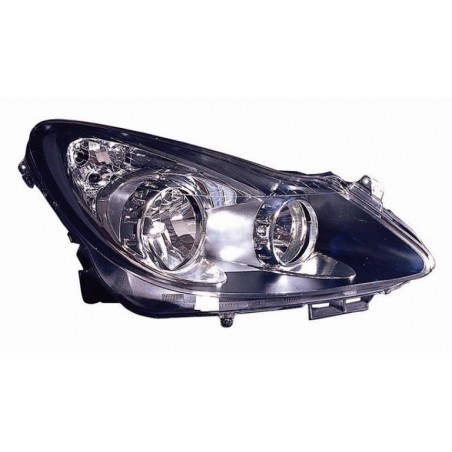 Faro proiettore H7-H1 parabola nera passeggero - dx