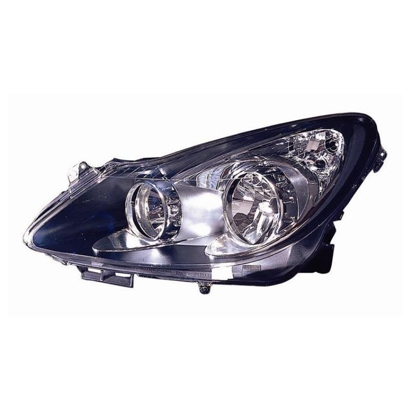Faro proiettore H7-H1 parabola nera guida - sx Faro proiettore H7-H1 parabola nera guida - sx
