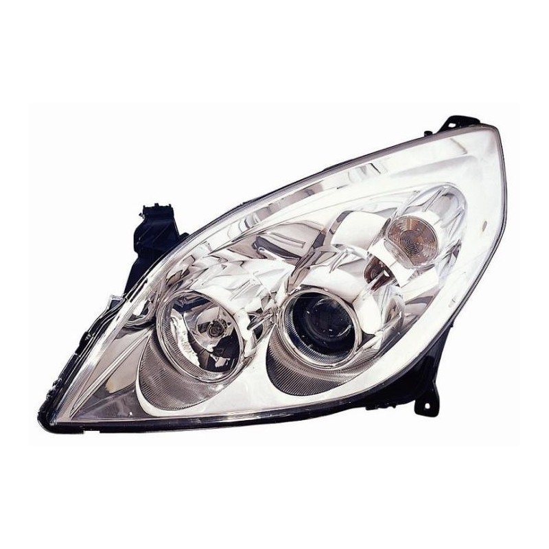 Faro proiettore H7-H1 parabola cromata guida - sx Faro proiettore H7-H1 parabola cromata guida - sx