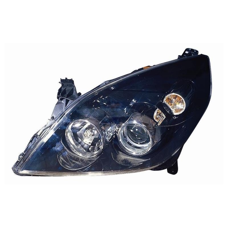 Faro proiettore H7-H1 parabola nera guida - sx Faro proiettore H7-H1 parabola nera guida - sx