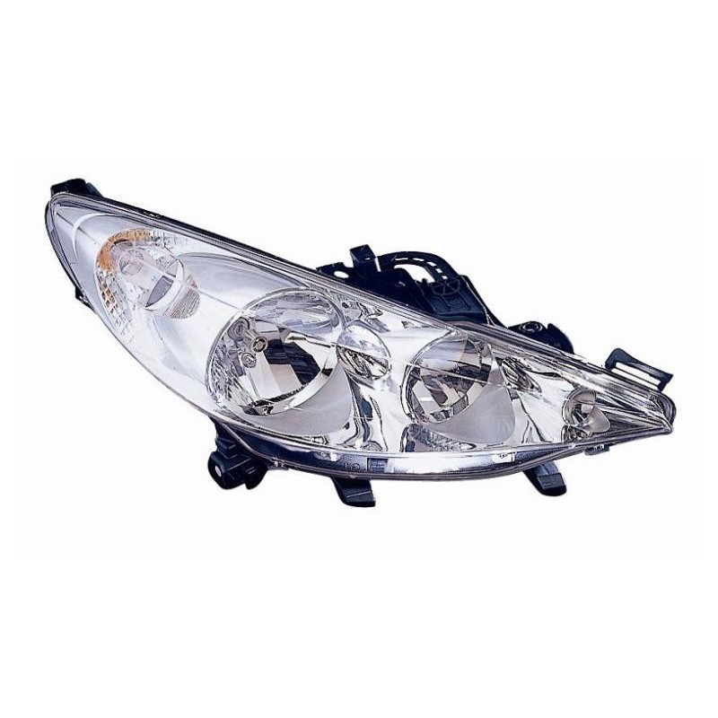 Faro proiettore H7-H1 senza fendinebbia con motorino dx