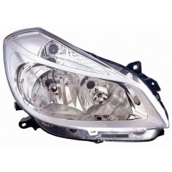Faro proiettore H7-H7 parabola cromata passeggero dx