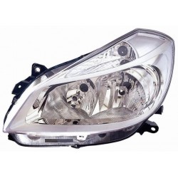 Faro proiettore H7-H7 parabola cromata guida - sx