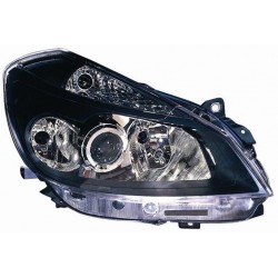 Faro proiettore H7-H7-H1 con lenticolare par nera dx