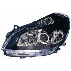 Faro proiettore H7-H7-H1 con lenticolare par nera sx