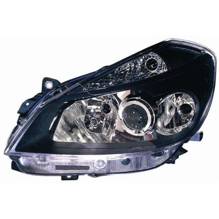Faro proiettore H7-H7-H1 con lenticolare par nera sx