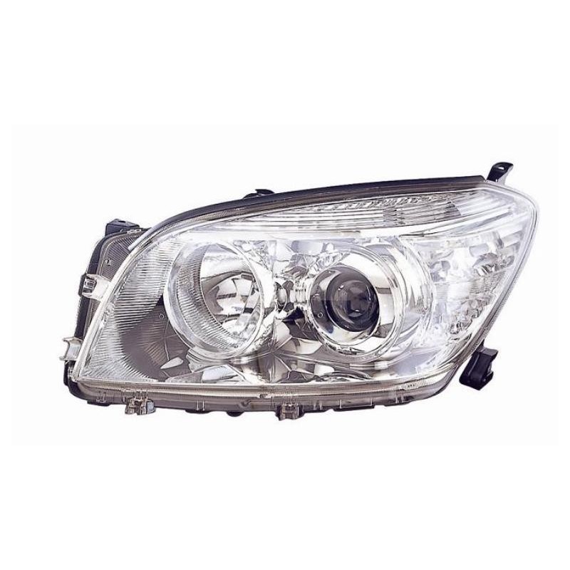 Faro proiettore HB3-H11 parabola cromata guida - sx