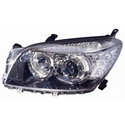 Faro proiettore HB3-H11 parabola nera guida - sx