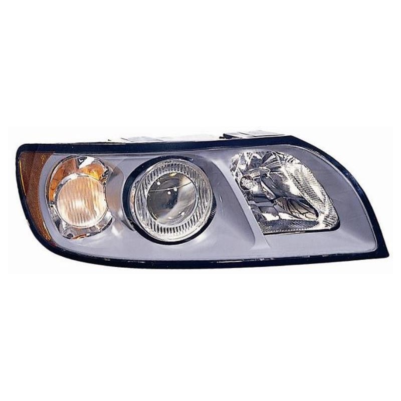Faro proiettore H7-HB3 parabola grigia passeggero dx
